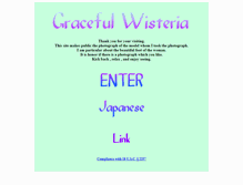 Tablet Screenshot of gracefulwisteria.com
